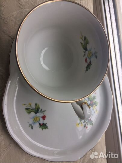 Чайная пара Дулево 90 годы