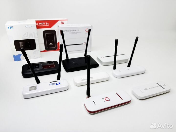 4G WiFi модем - роутер с сим слотом под интернет