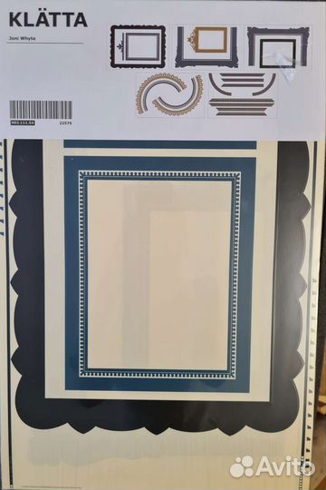 Декоративные наклейки рамки клэтта икеа