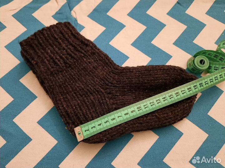 Натуральные шерстяные носки (новые)