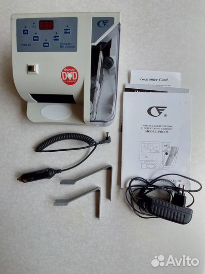 Счетчик банкнот Pro 35 с детекторами подлинности