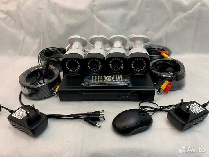 Видеонаблюдение Камера Регистратор Установка