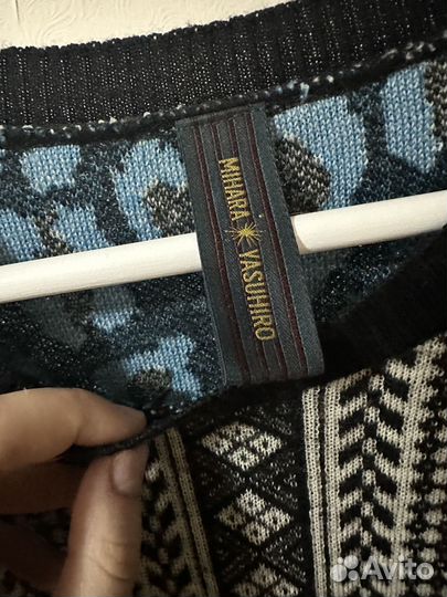 Mihara Yasuhiro шерстяной свитер