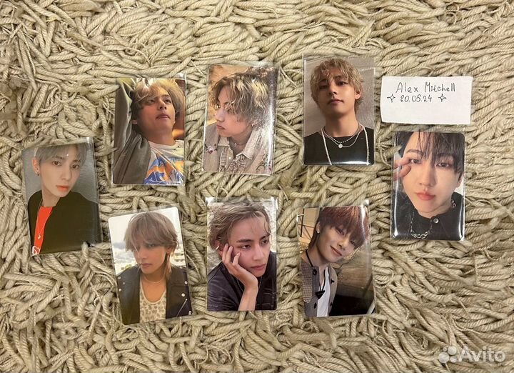 K-pop карты stray kids, bts, txt