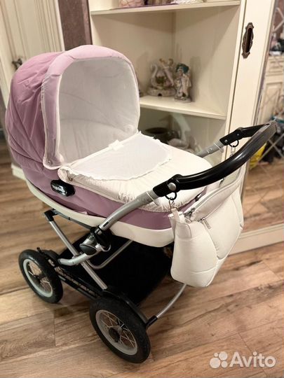 Коляска люлька Peg Perego culla auto malva