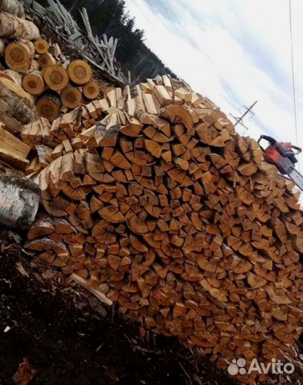 Дрова колотые березовые, дрова колотые ольховые