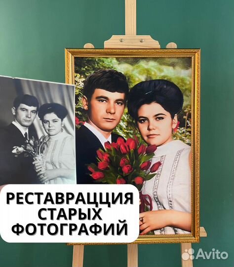 Портрет на холсте по фото