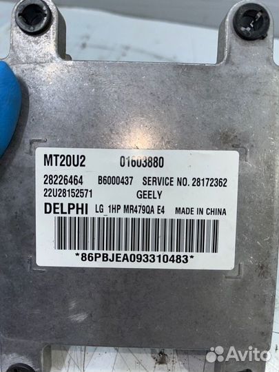 Блок управления двигателем Geely Mk LG1 MR479QA
