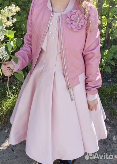 Платье из сатина, очень пышное Gulliver 128