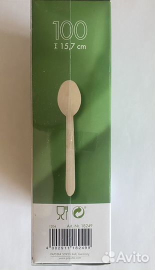 Одноразовая посуда. Деревянные ложки