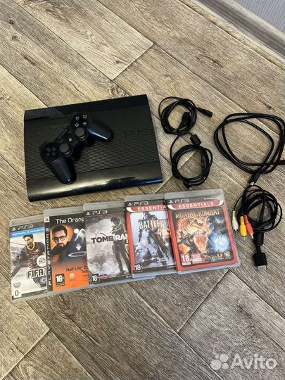 Sony PS3 super slim прошитая 500gb