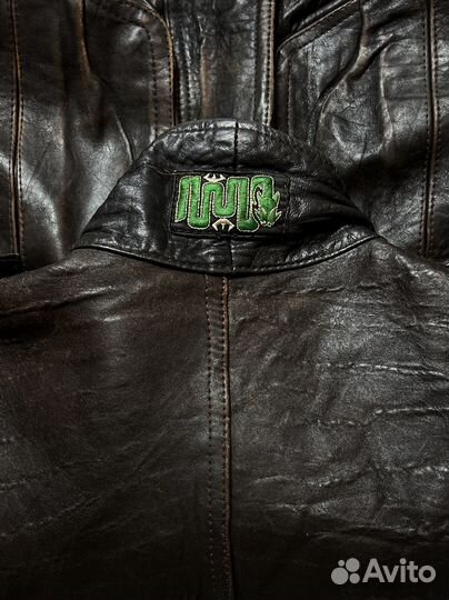 Винтажный кожаный бомбер Keshai А-2