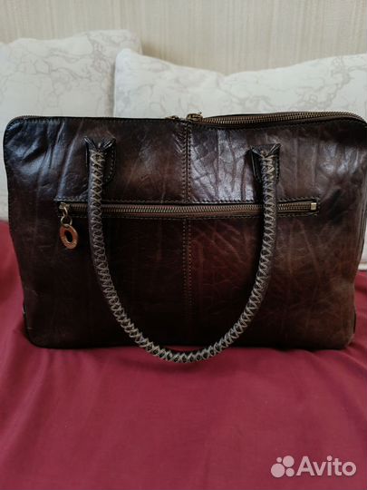 Винтажная сумка, нат. кожа