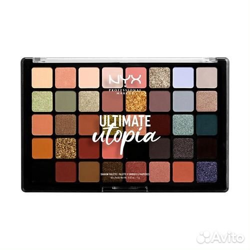NYX Палетка теней ultimate utopia shadow palette