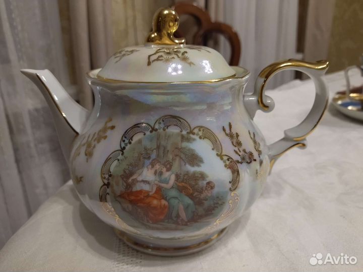 Чайник молочник гдр Мадонна Oscar Schlegelmilch