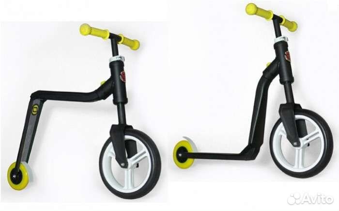 Беговел-самокат 2в1