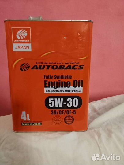Масло моторное 5w30