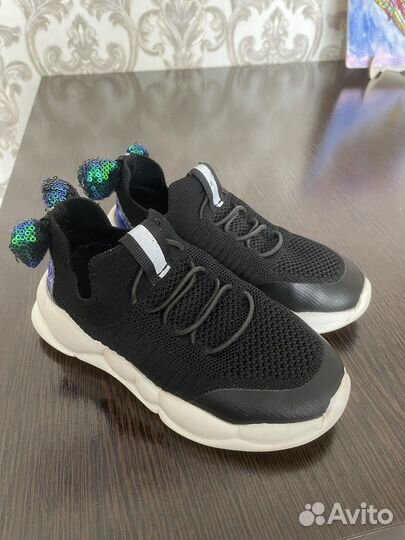 Кросовки слипоны для девочки 27 р