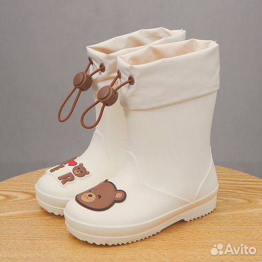 Резиновые сапожки детские с мишками
