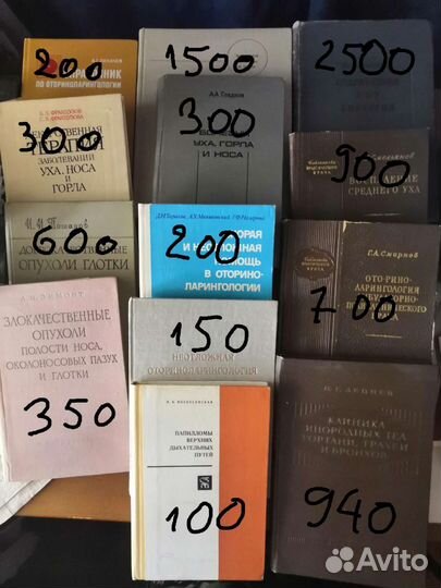 Медицинские книги лор