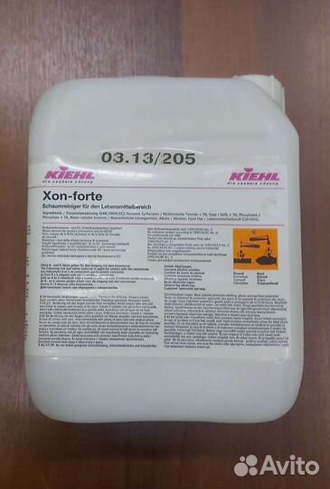 Пенное чистящее средство для пищевых производств