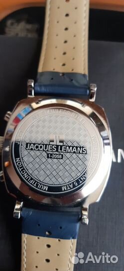 Часы jacques lemans 1-2058B С хронографом.оригинал