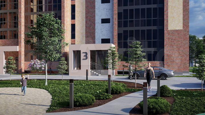 2-к. квартира, 63 м², 9/9 эт.