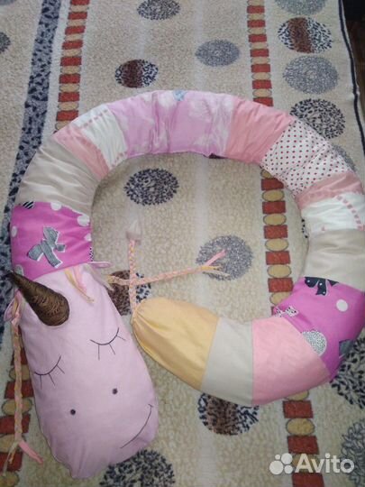 Мягкая змейка единорожка