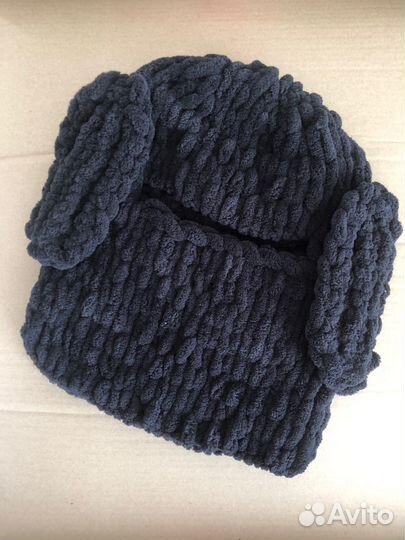 Повязка на голову, митенки, балаклава, шапка