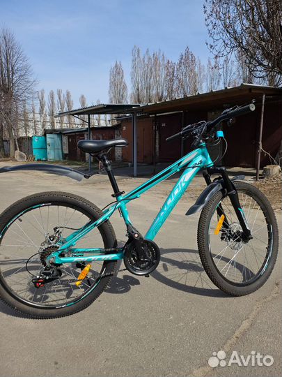 Велосипед подростковый алюминиевый 24 бу