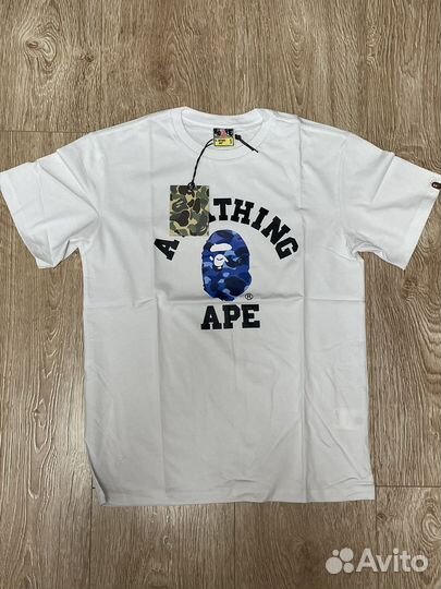 Футболка bape белая