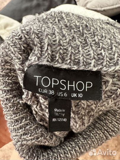 Платье свитер topshop