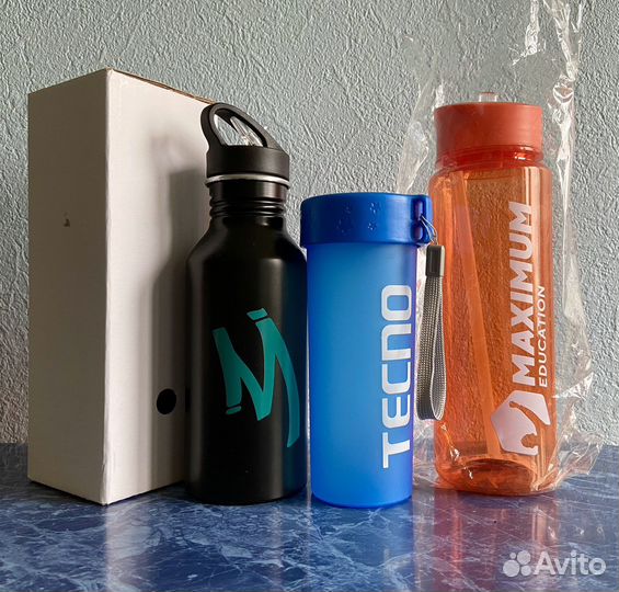 Бутылки для воды новые