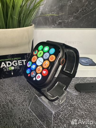 Apple Watch 9 pro 45 mm (Чёрные) Amoled экран