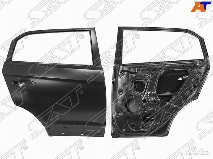 Дверь задняя hyundai creta 16-21 RH russian type S