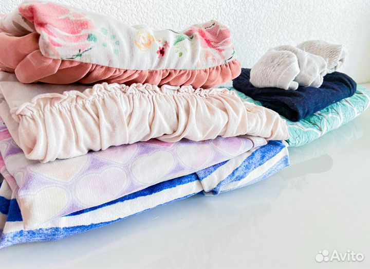 Вещи пакетом для девочки на рост 85-100