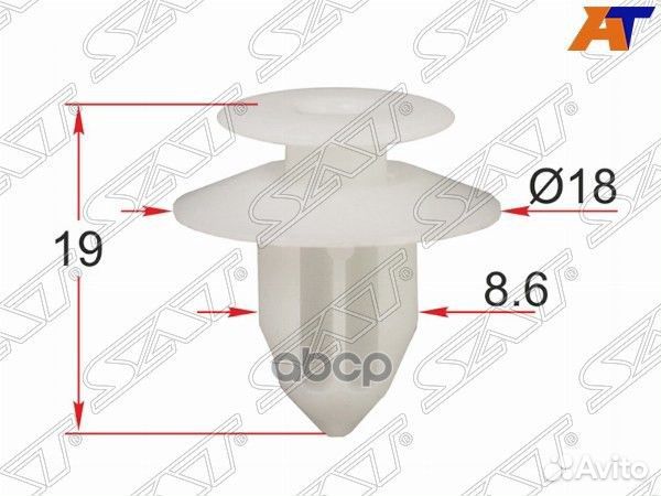 Клипса крепежная toyota/lexus (1 шт.) ST-M12277