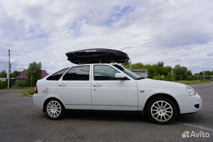 Автобокс Broomer Venture черный глянец на Priora