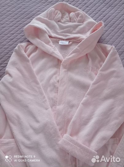 Детский махровый халат новый