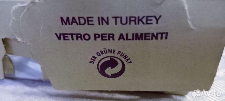 Стопки 6шт из цветного стекла Турция, и др