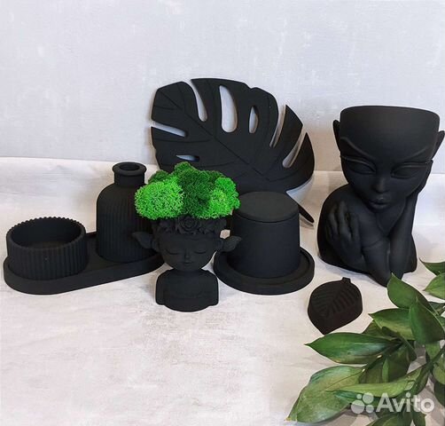 Изделия из гипса,декор,кашпо