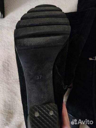 Сапоги женские зимние натуральные замшевые