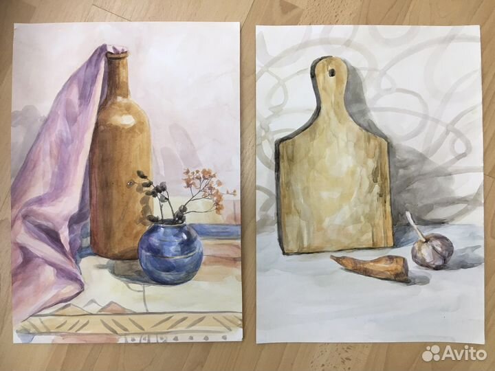 Рисунок картина акварель живопись