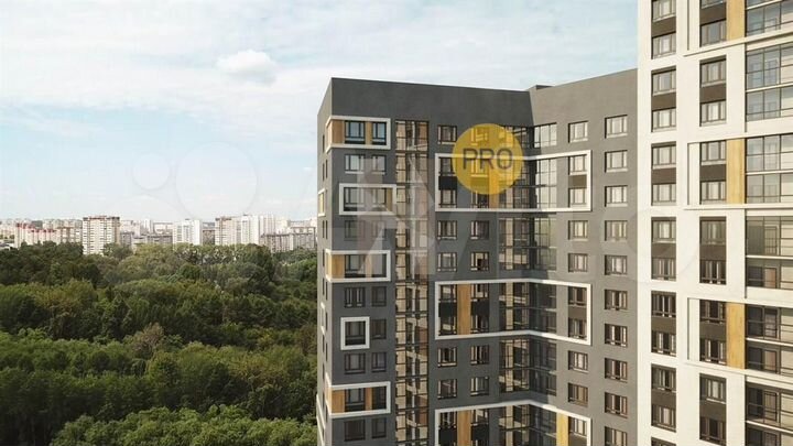 2-к. квартира, 66,7 м², 15/25 эт.