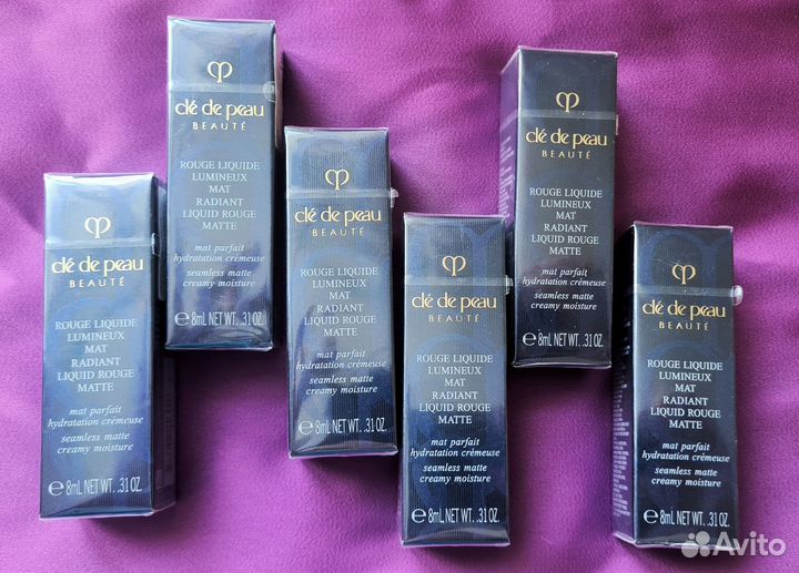 Жидкая матовая помада Cle Dе Peau, 103,105,107