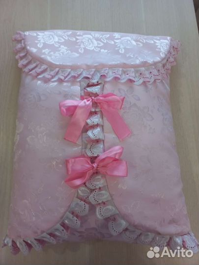 Конверт на выписку весна-осень для девочки