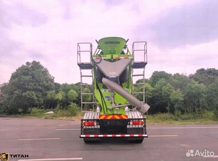 Доставка бетона миксером с лентой