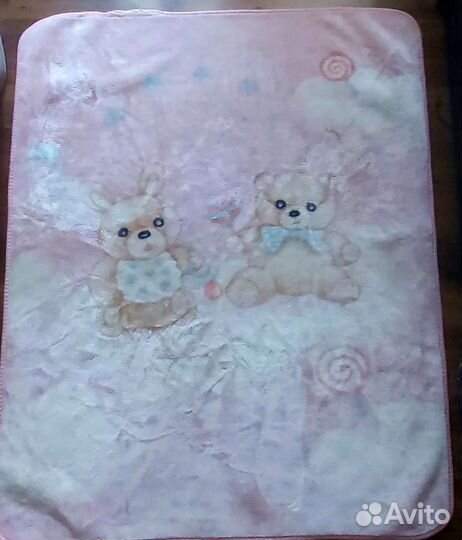 Плед детский натуральный р.100/125