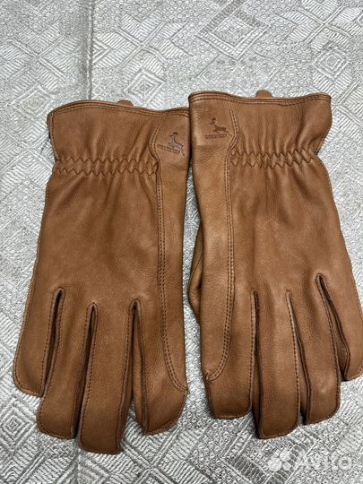 Перчатки кожанные deerskin Швеция оригинал