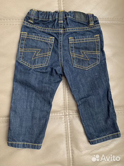 Джинсы Detroit р-р 86 и тонковка H&M р-р 74